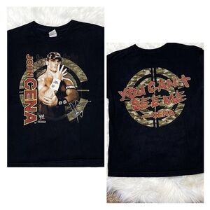 WWE John Cena You Can’t See Me Wrestling T Shirt 2002